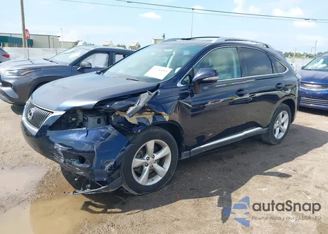 2010 Lexus Rx 350 from USA, damaged, VIN 2T2BK1BA2AC011910